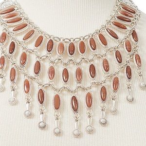 Lucky Brand Statement Stone Necklace